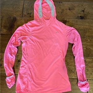 Women’s Nike Dri Fit running hoodie.